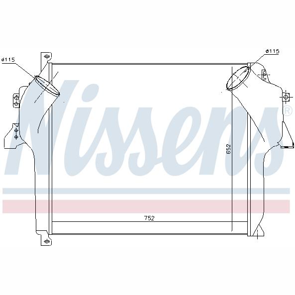 NISSENS NIS96971 Charge Air Cooler