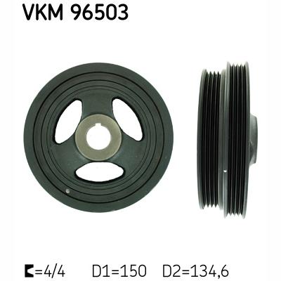 SKF VKM96503 Crankshaft Belt Pulley