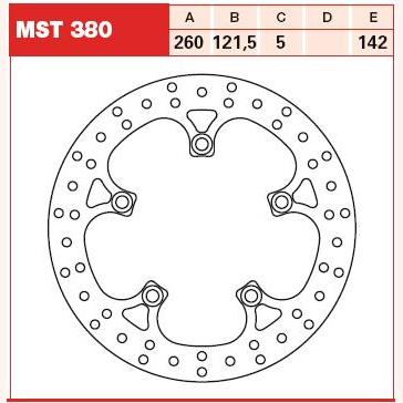 TRW MOTO MST380 Brake Disc
