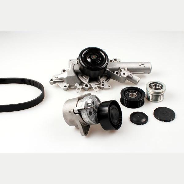 HEPU PK01352 Water Pump + V-Ribbed Belt Kit