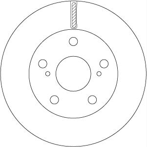 TRW MOTO DF6782S Brake Disc