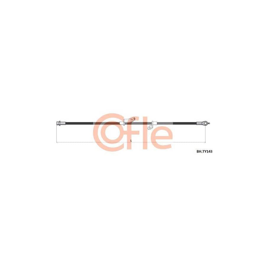 Cofle 17.4118 Hand Brake Cable for Honda CIVIC VII Saloon (Es, Et)