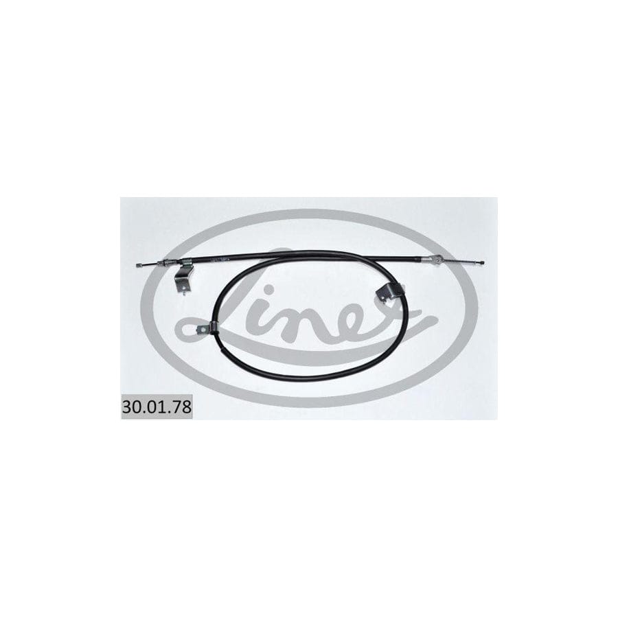 Linex 30.01.78 Cable, Service Brake for Nissan Qashqai / Qashqai 2 I (J10, Nj10)