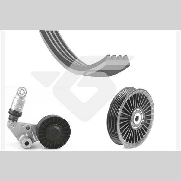 HUTCHINSON HUKHV216 V-Ribbed Belt Set