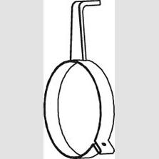 DINEX DIN80873 Exhaust System Clamping Piece