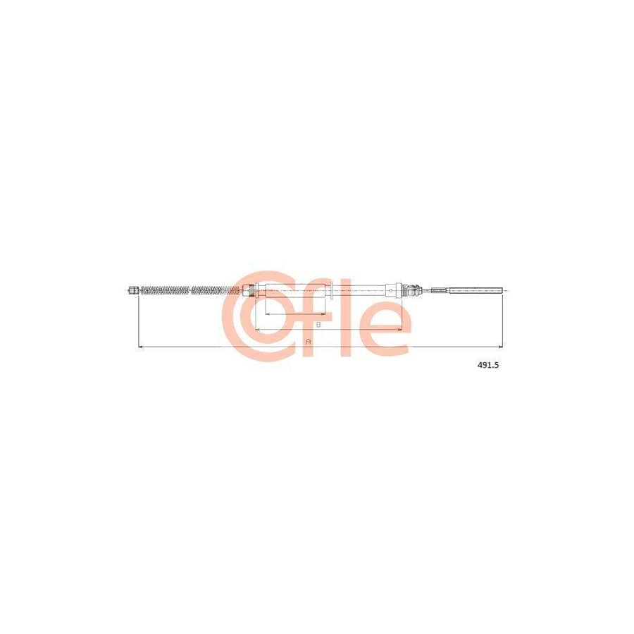Cofle 92.491.5 Hand Brake Cable