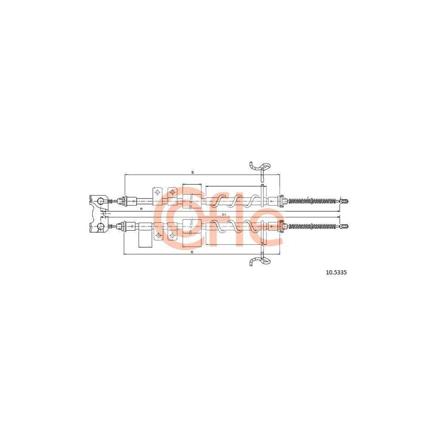Cofle 10.5335 Hand Brake Cable