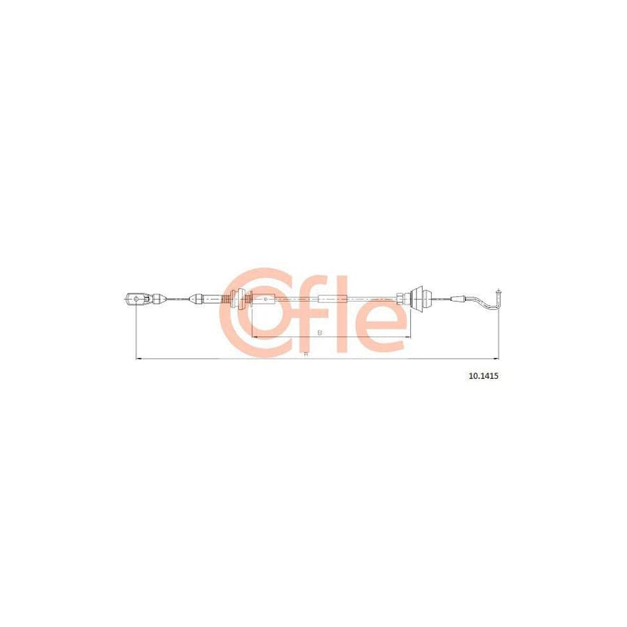 Cofle Bh.Ty010 Brake Hose