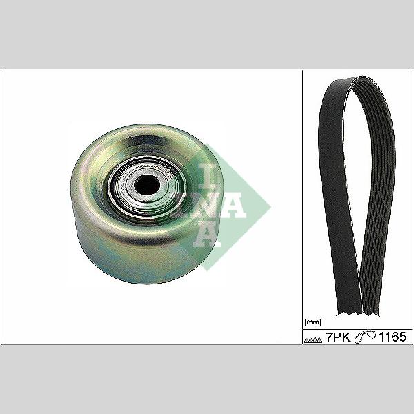 INA 529027410 V-Ribbed Belt Set