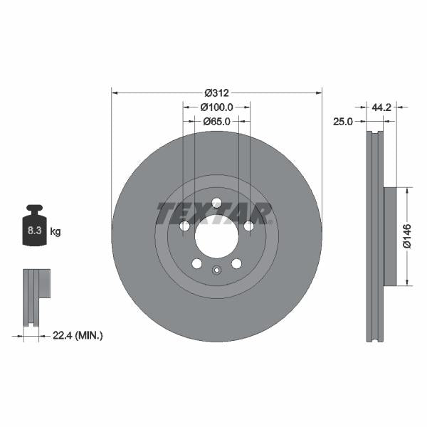 AUTOFREN SEINSA D7-043C Brake Caliper Guide Sleeve Kit