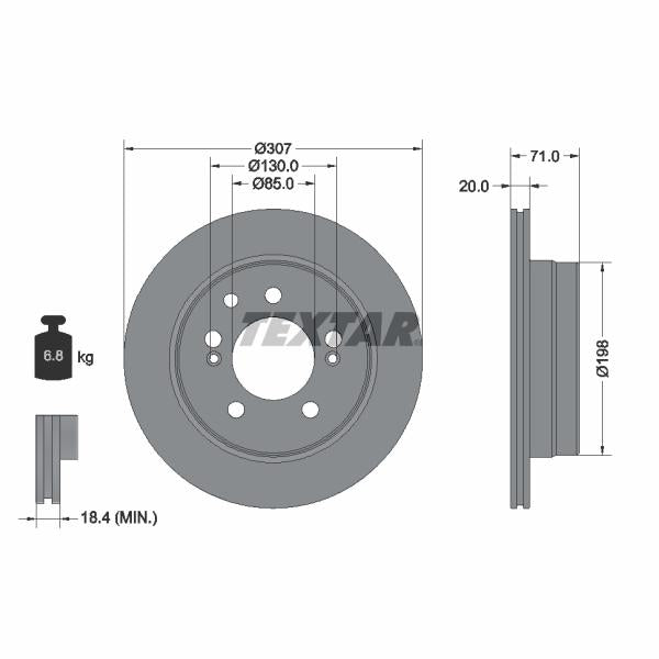 AUTOFREN SEINSA D7-501C Brake Caliper Guide Sleeve Kit