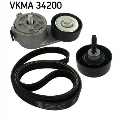 SKF VKMA34200 V-Ribbed Belt Set
