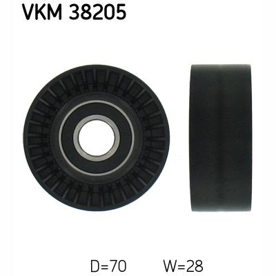 SKF VKM38205 V-Ribbed Belt Deflection/Guide Pulley