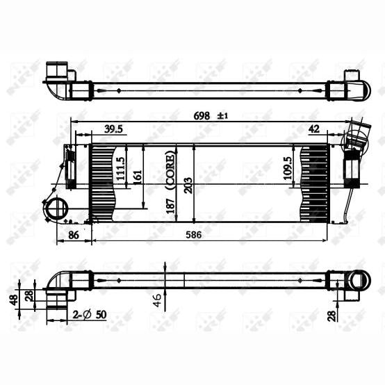 NRF NRF30899 Charge Air Cooler