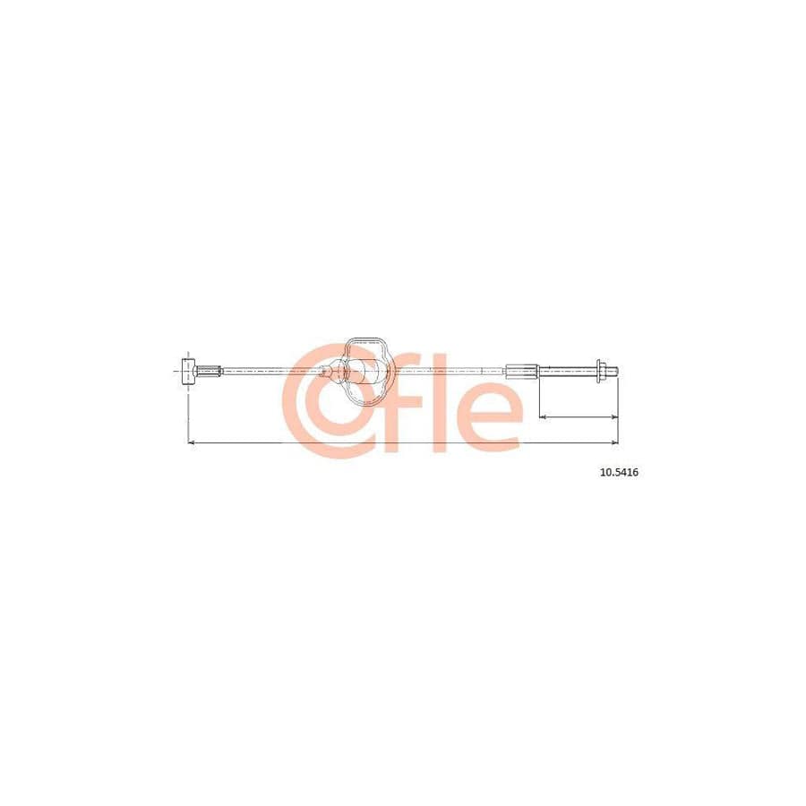 Cofle 92.10.5416 Hand Brake Cable