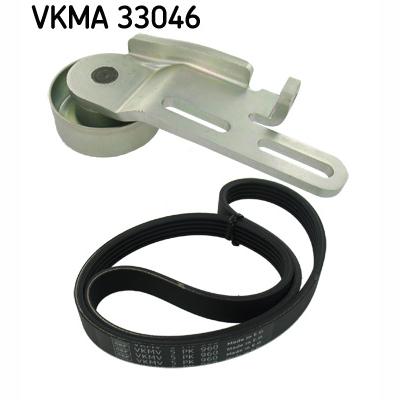 SKF VKMA33046 V-Ribbed Belt Set