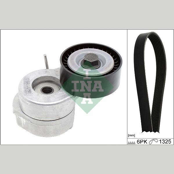 INA 529028510 V-Ribbed Belt Set