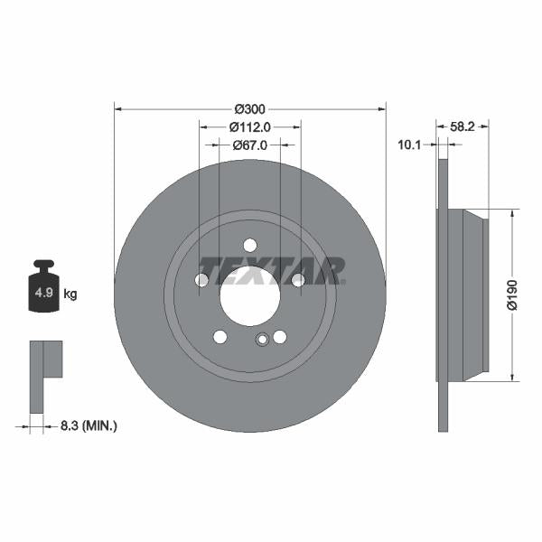 AUTOFREN SEINSA D7-182C Brake Caliper Guide Sleeve Kit