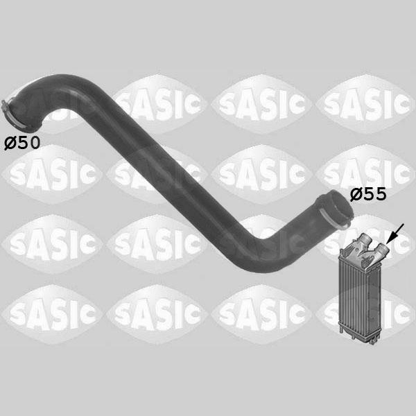 SASIC SAS3334016 Charge Air Hose
