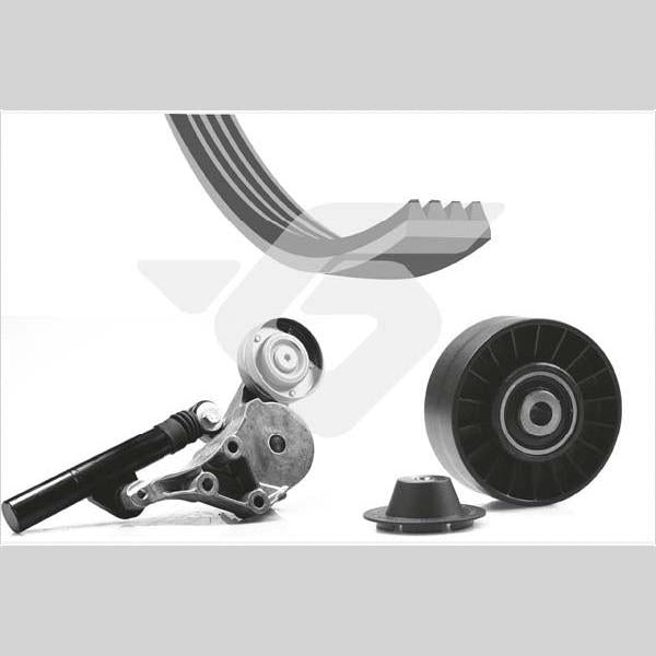 HUTCHINSON HUKHV110 V-Ribbed Belt Set