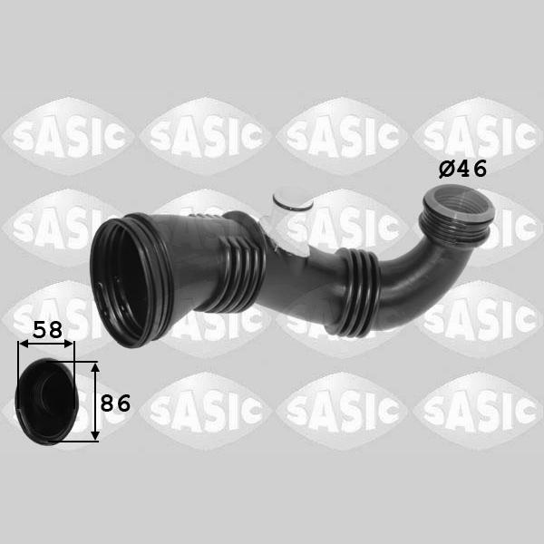 SASIC SAS3330048 Charge Air Hose