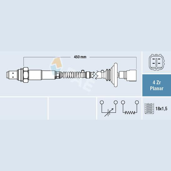 FAE AE77512 Lambda Sensor