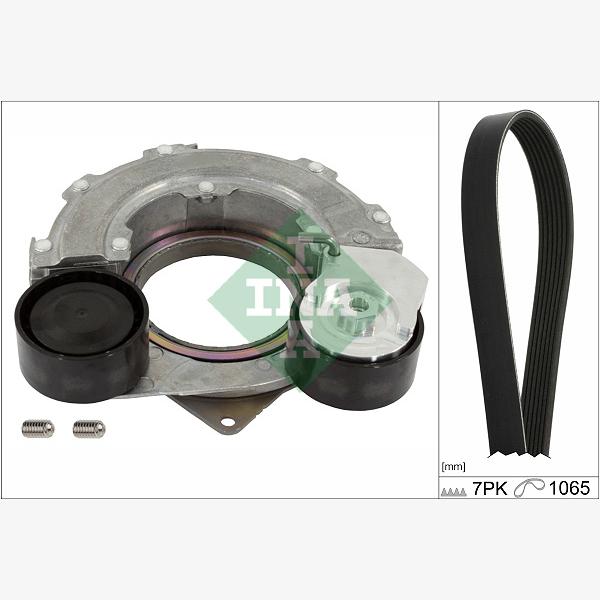 INA 529055910 V-Ribbed Belt Set