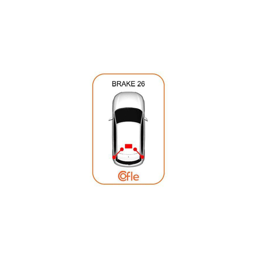 Cofle 1E.Lr003 Hand Brake Cable