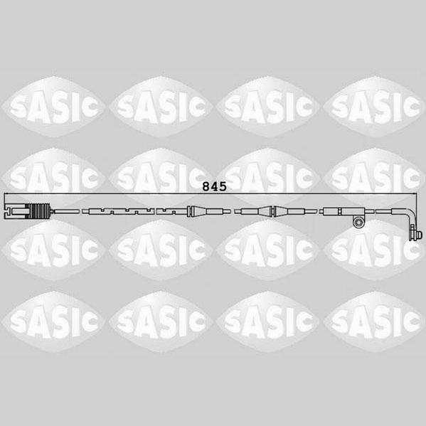 SASIC SAS6236037 Brake Pad Wear Warning Contact
