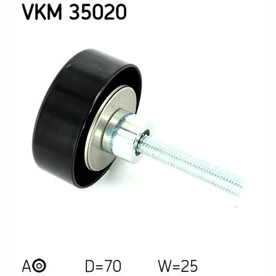 SKF VKM35020 V-Ribbed Belt Deflection/Guide Pulley