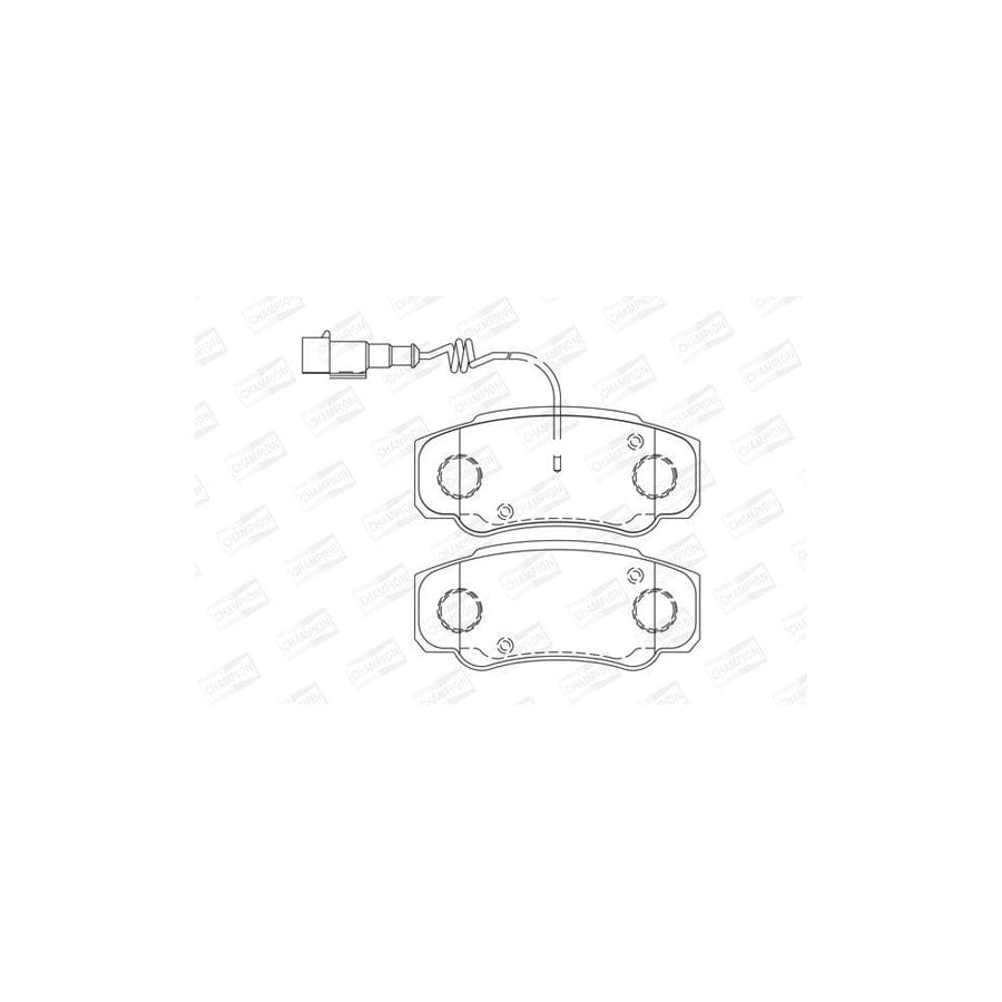 Champion 573318Ch Brake Pad Set