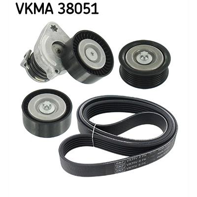 SKF VKMA38051 V-Ribbed Belt Set
