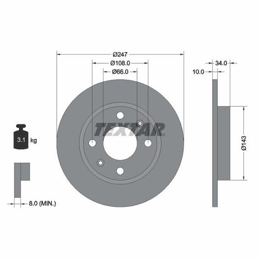 QUICK BRAKE QB113-1498 Brake Caliper Accessory Kit