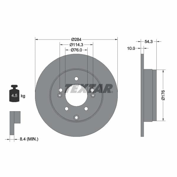 WABCO 8977536904 Brake Caliper Guide Bellow