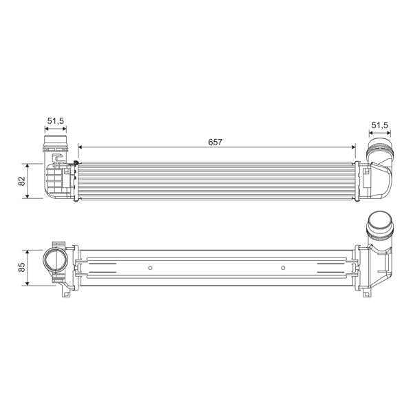 VALEO VAL818389 Charge Air Cooler