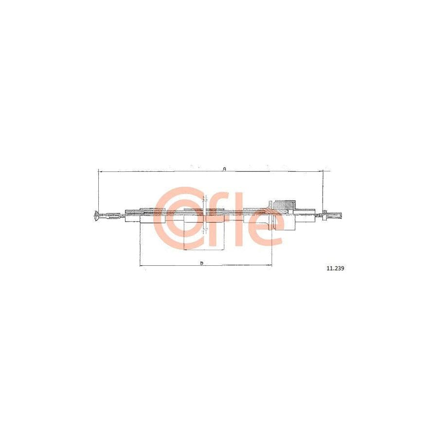 Cofle 11.239 Clutch Cable for Ford Taunus