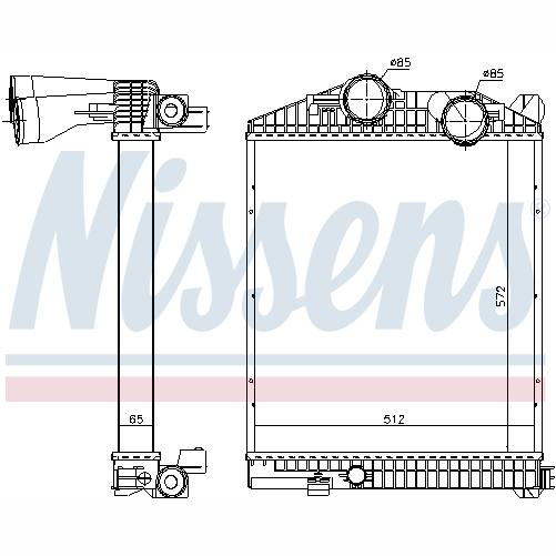 NISSENS NIS97033 Charge Air Cooler