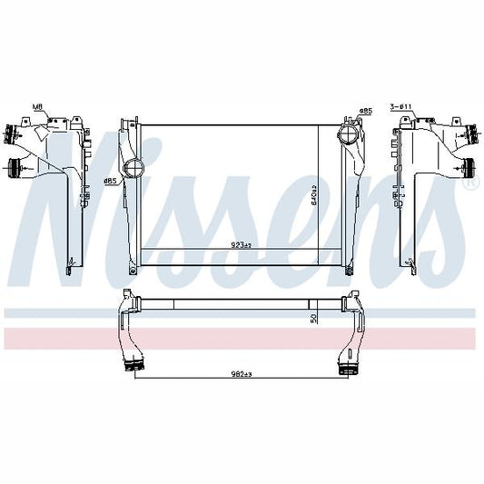 NISSENS NIS961567 Charge Air Cooler