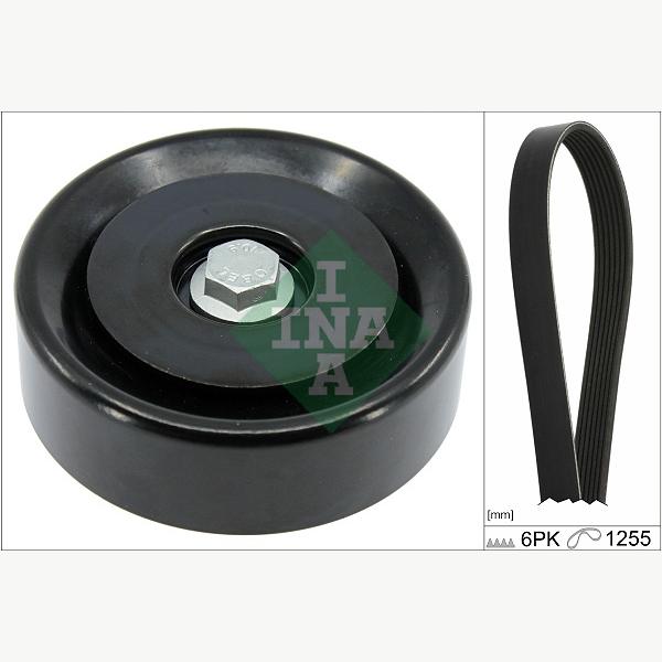 INA 529049610 V-Ribbed Belt Set