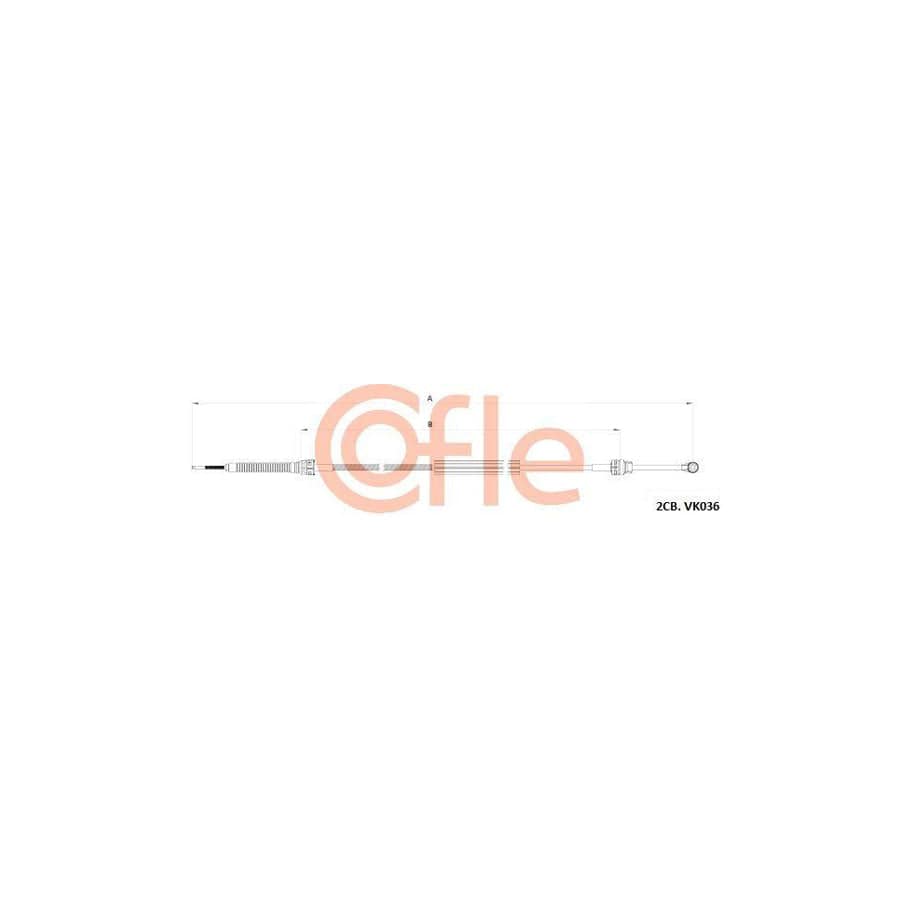 Cofle 92.2Cb.Vk036 Cable, Manual Transmission