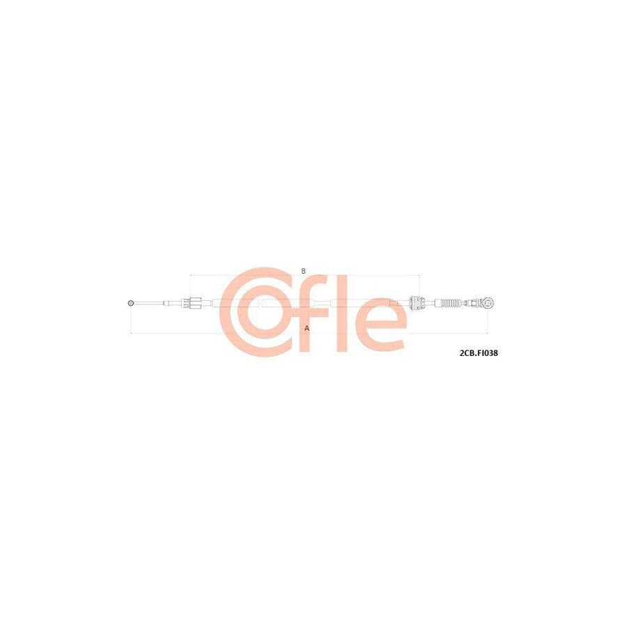Cofle 92.2Cb.Fi038 Cable, Manual Transmission for Fiat 500L (351, 352)