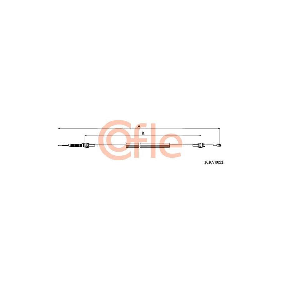 Cofle 92.2Cb.Vk011 Cable, Manual Transmission