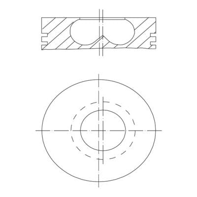 MAHLE 0070402 Piston
