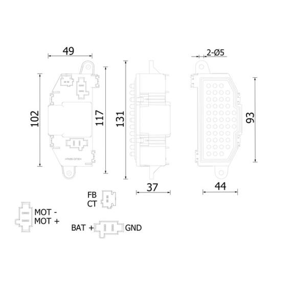 MAHLE ABR118000S Interior Blower Regulator