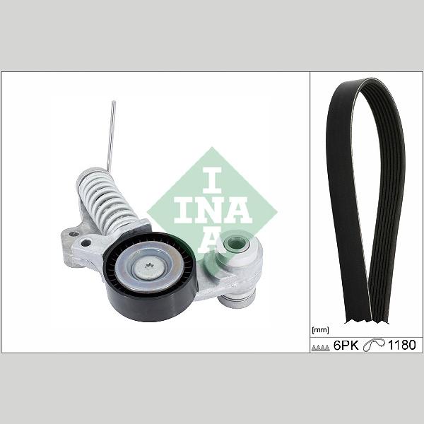 INA 529048510 V-Ribbed Belt Set