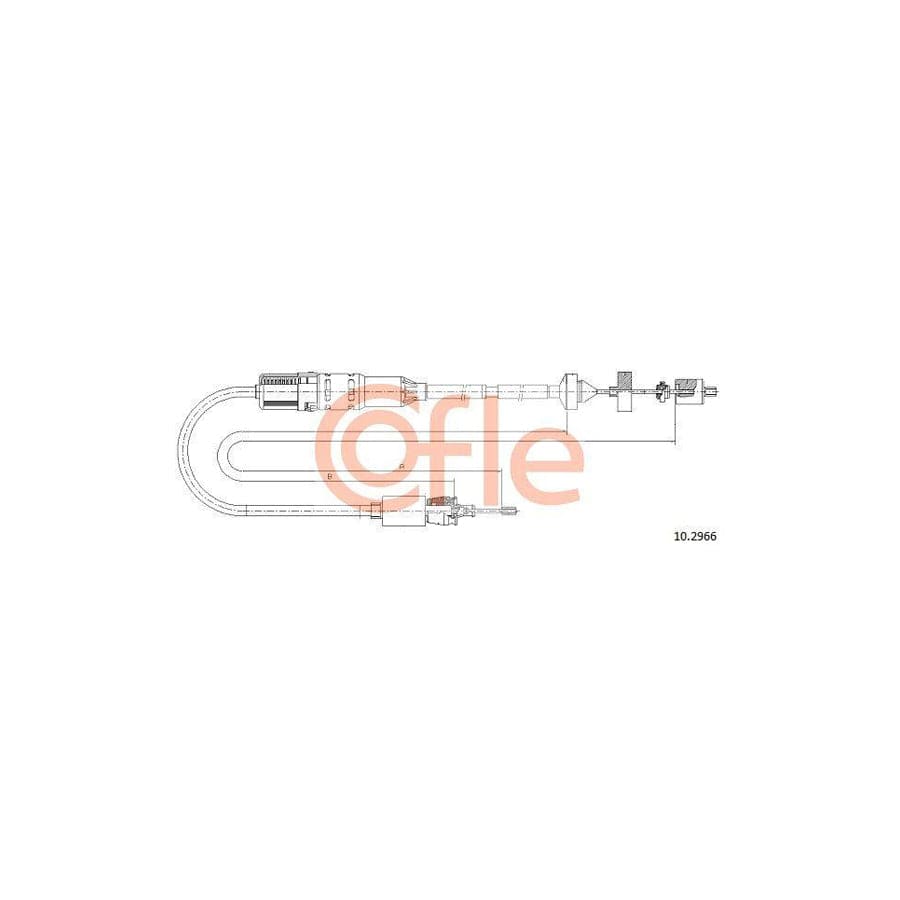 Cofle Bh.Vk018 Brake Hose for Audi A2 (8Z0)