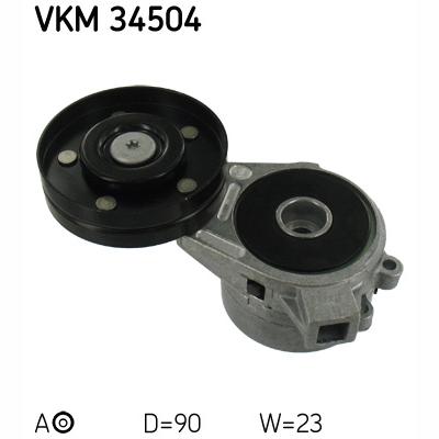 SKF VKM34504 V-Ribbed Belt Tensioner Pulley