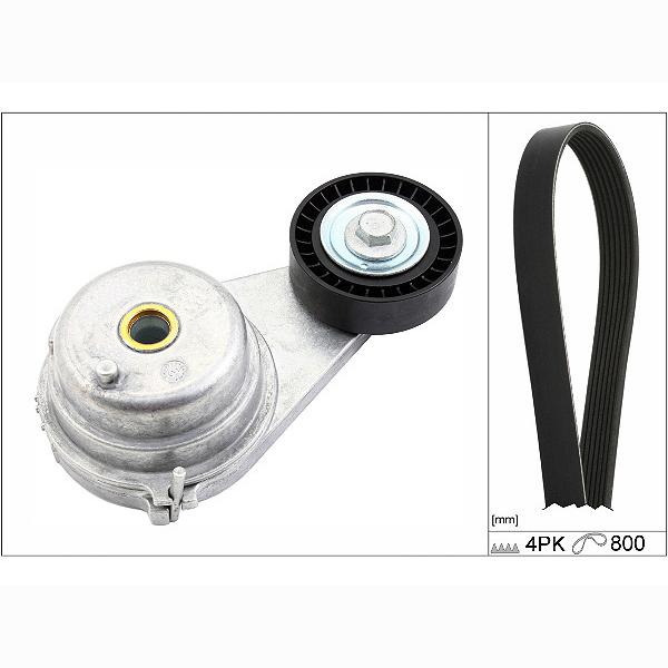 INA 529014710 V-Ribbed Belt Set
