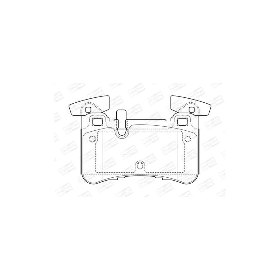 Champion 573679Ch Brake Pad Set