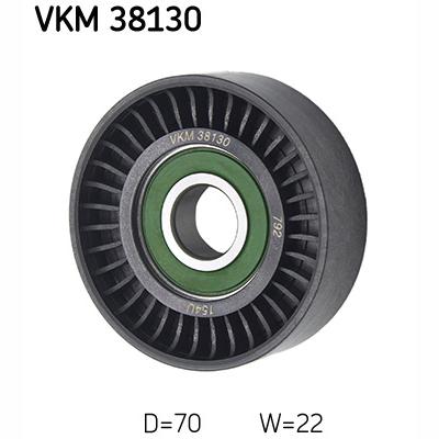 SKF VKM38130 V-Ribbed Belt Deflection/Guide Pulley